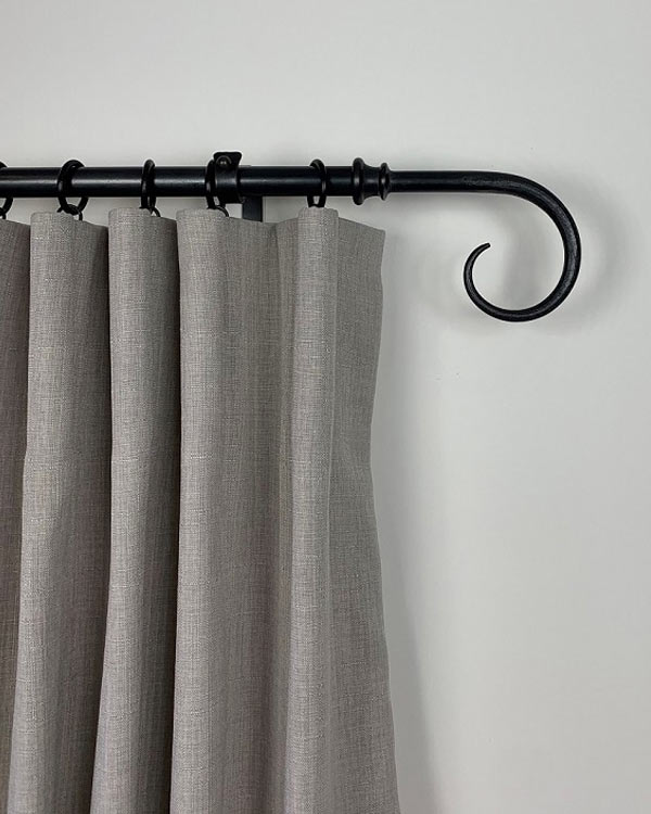 Wrought Iron CUrtain Poles