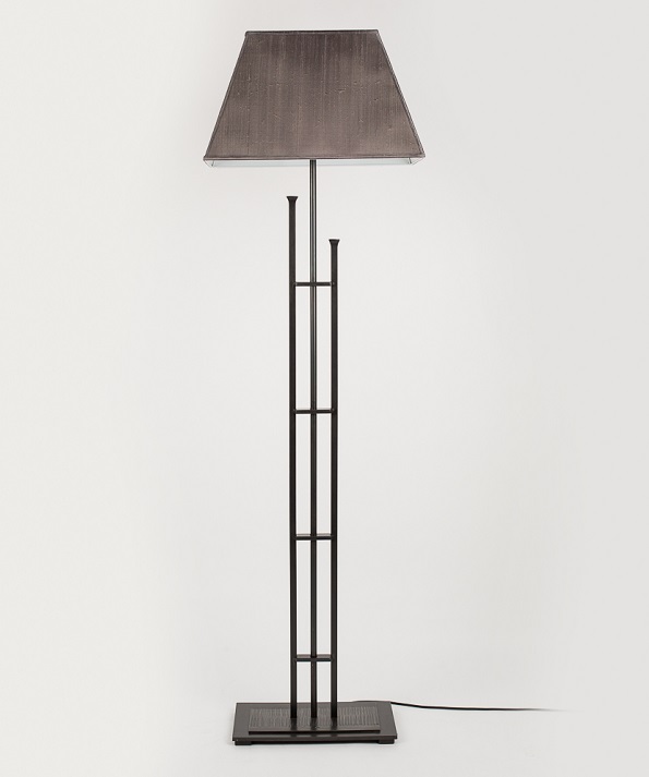 Illions - wrought iron standard lamp