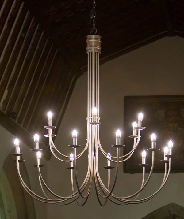 Hartcliff - wrought iron chandelier - larger sizes