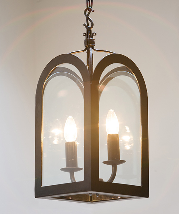 Langsett 2-light - wrought iron lantern