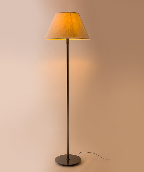 Hepworth - wrought iron standard lamp