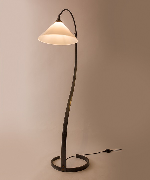 Wooldale - wrought iron standard lamp