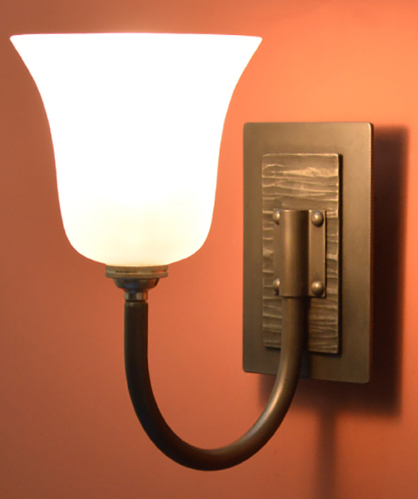 Greenmoor single - wrought iron wall light