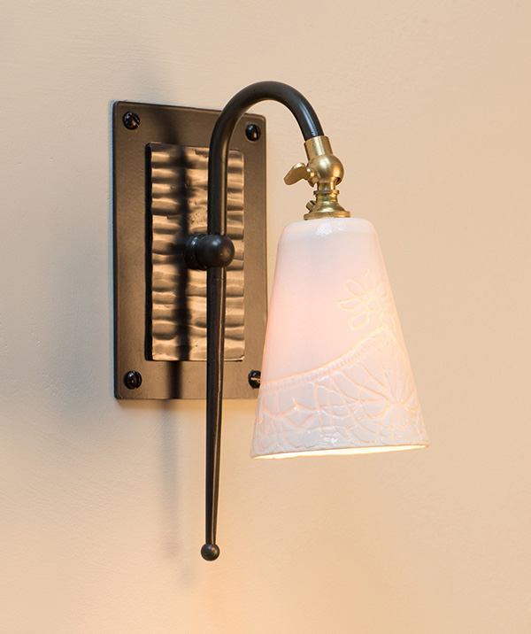 Mickleden single - wrought iron wall light