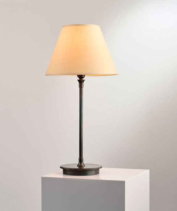 Hepworth - wrought iron table lamp