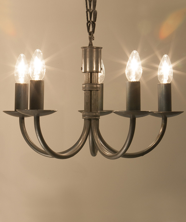 Hartcliff tiny 5-light - wrought iron pendant light