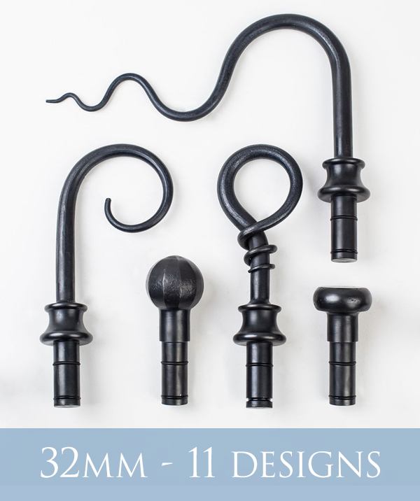 32mm diameter finials - 11 designs
