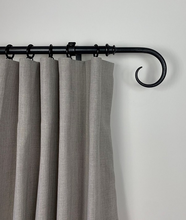 Wrought Iron Curtain Poles, How To Change Cord In Curtain Track