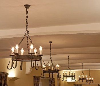 Wrought iron farmhouse on sale chandelier