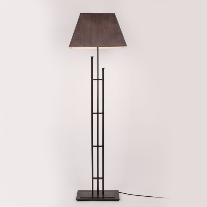 Illions wrought iron standard lamp