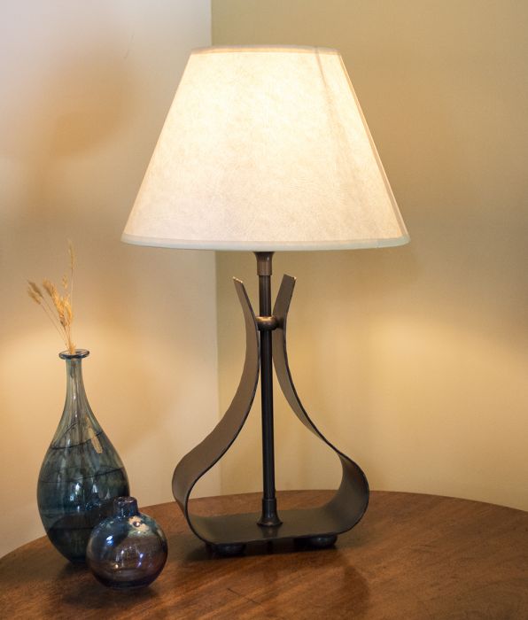 Howbrook Wrought Iron Table Lamp, Wrought Iron Table Lamp