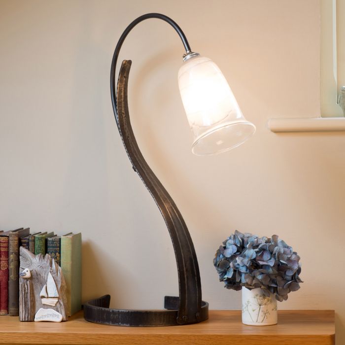 Iron shop lamp stand