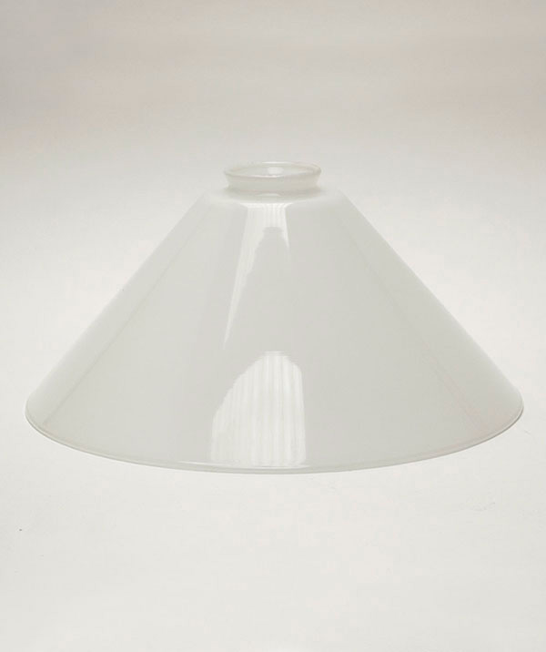 Large Opalescent White Coolie Glass, Parchment Coolie Lamp Shades Uk