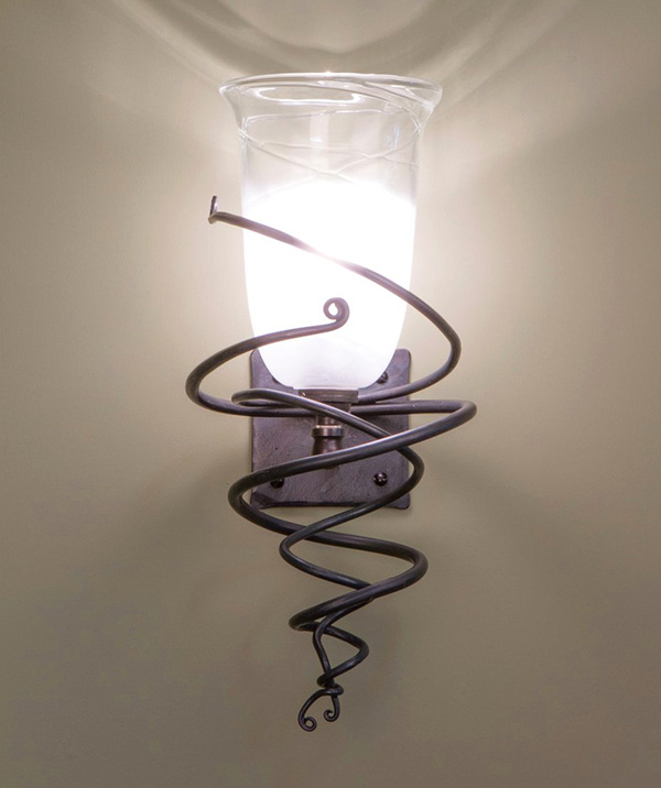 Maythorne - wrought iron wall light
