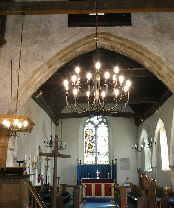 A large Hartcliff in St Margaret in Antioch church