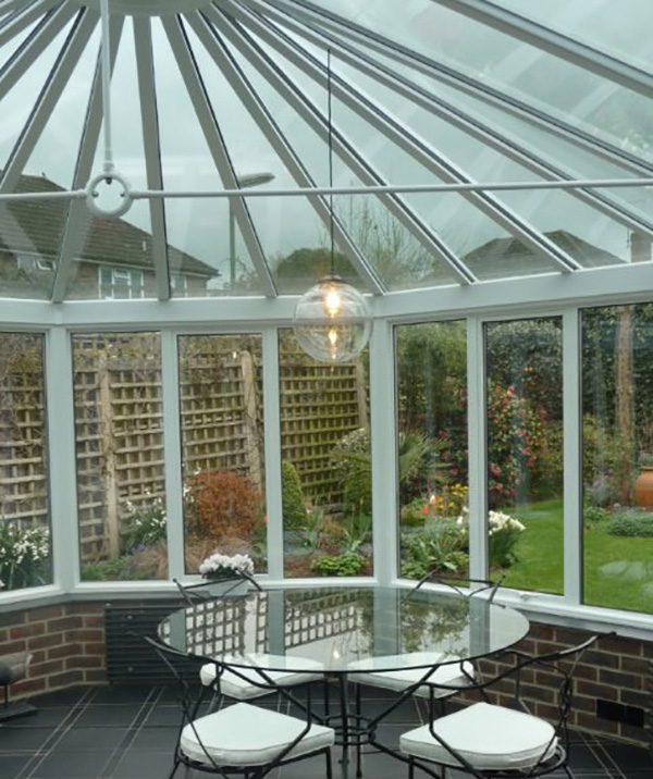 A simple globe in Mick's conservatory