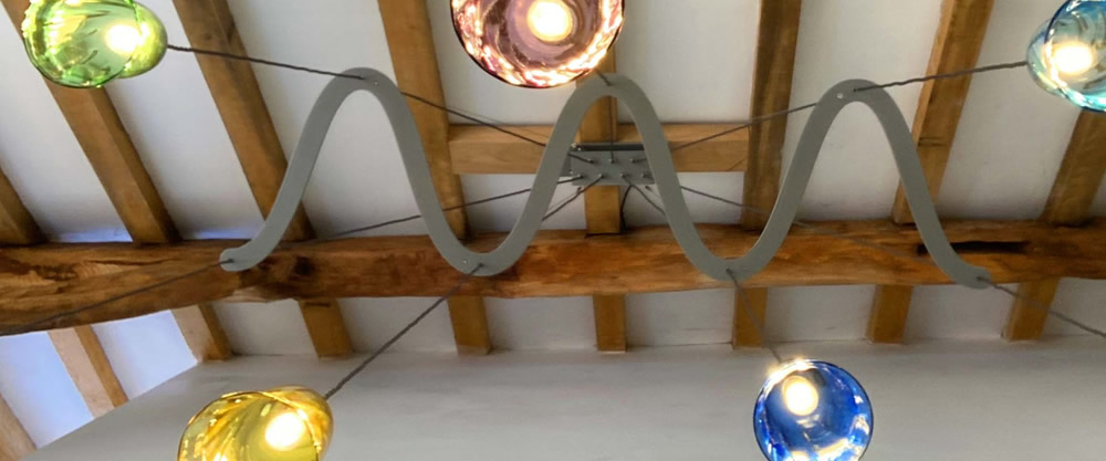 Bespoke Wavy Springvale Pendant Light