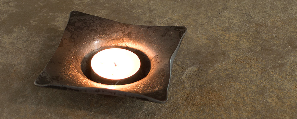 Introducing our handmade wrought iron tealight candle holders
