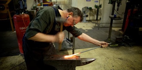 Media coverage - How to make a pair of fire irons - Guardian article
