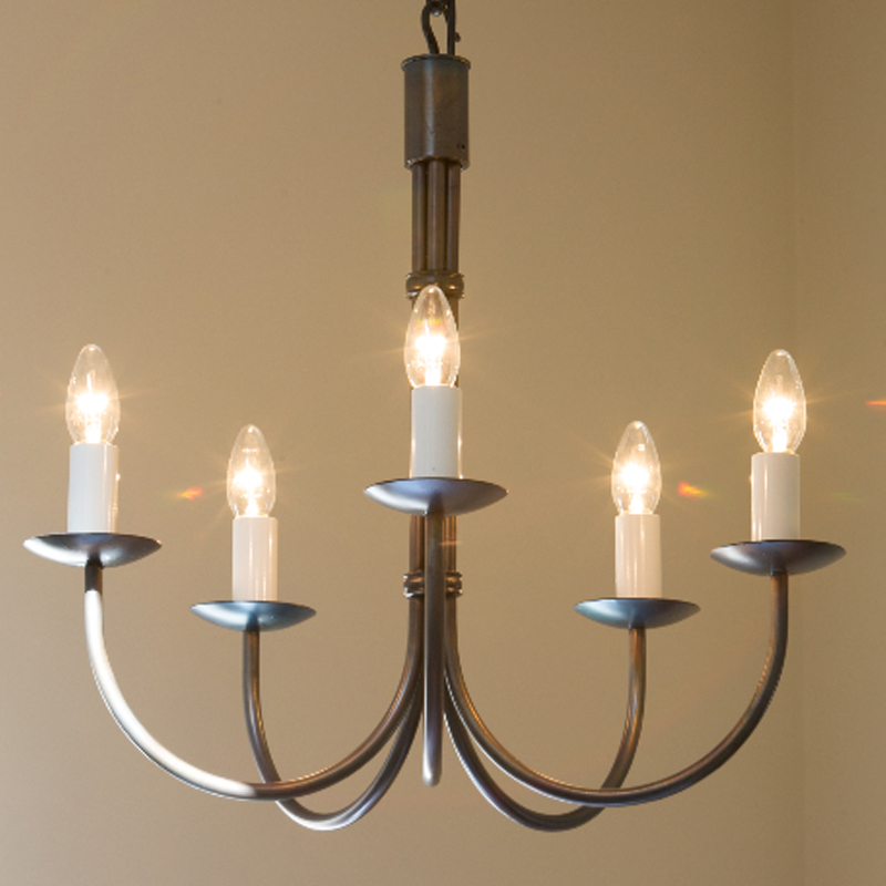 Ceiling lights by Nigel Tyas Ironwork - Hartcliff chandelier