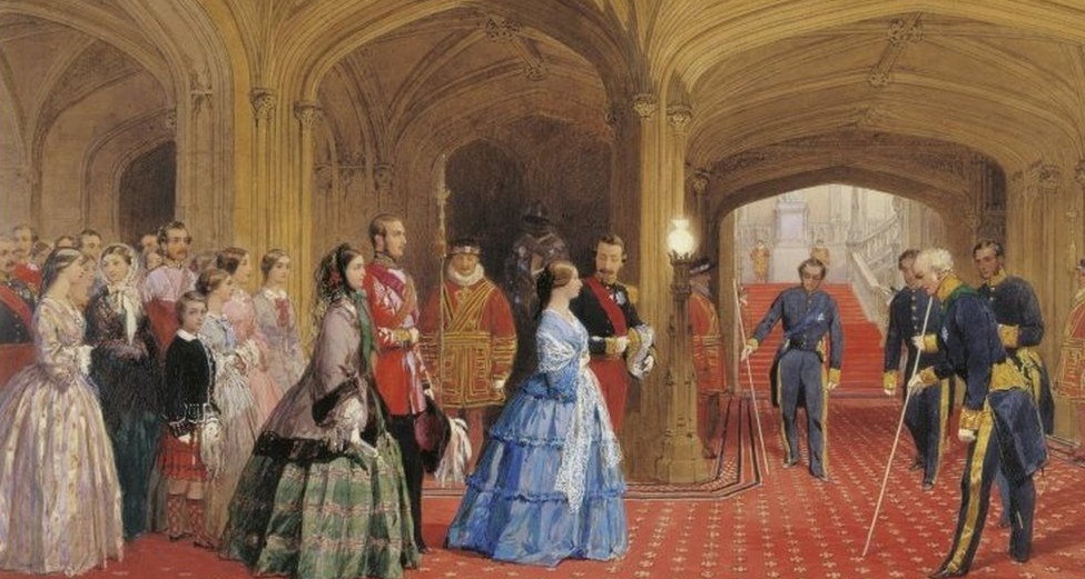 Queen Victoria in the Undercroft at Windsor Castle