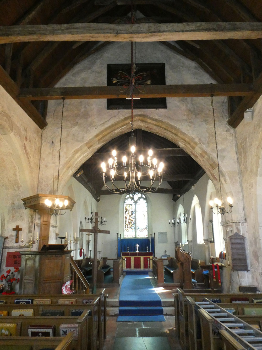 Lower Halstow - St Margaret's magnificent chandelier