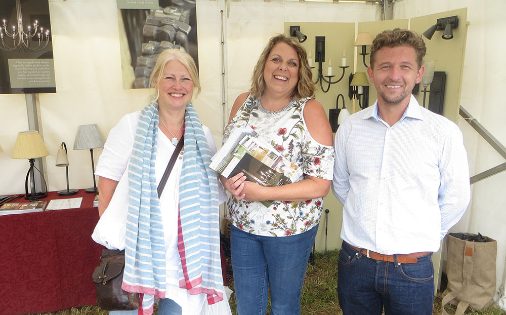 Elizabeth, Sheena and Simon at Penistone show