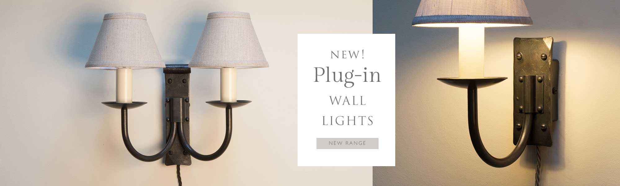 Plug-in Wall Lighting from Nigel Tyas Ironwork