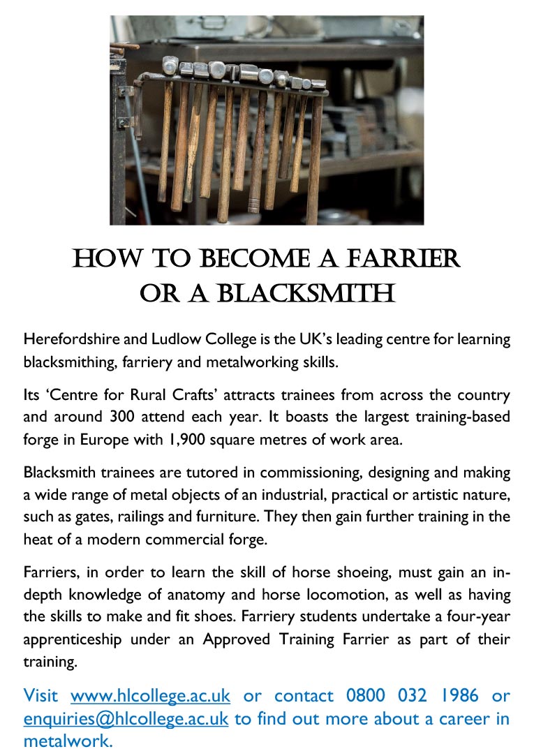 Penistone Show - Learning to be a blacksmith