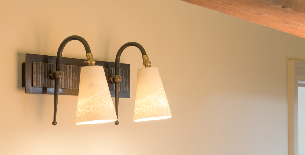 Mickleden wrought iron wall light Mickleden wrought iron wall light