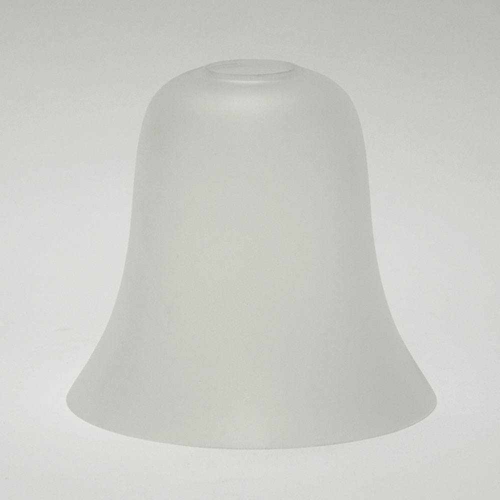 Clear Frosted Bell Glass Shade Lampshades Clear Frosted Bell Glass Shade