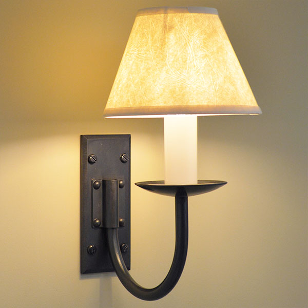 Dunford Single Wrought Iron Wall Light