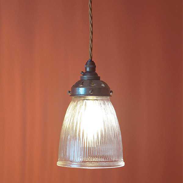 Holmfirth Pendant Light With Prismatic Snowdrop Cord Holmfirth Pendant Light With Clear Prismatic Snowdrop Shade And Antique Gold Cable