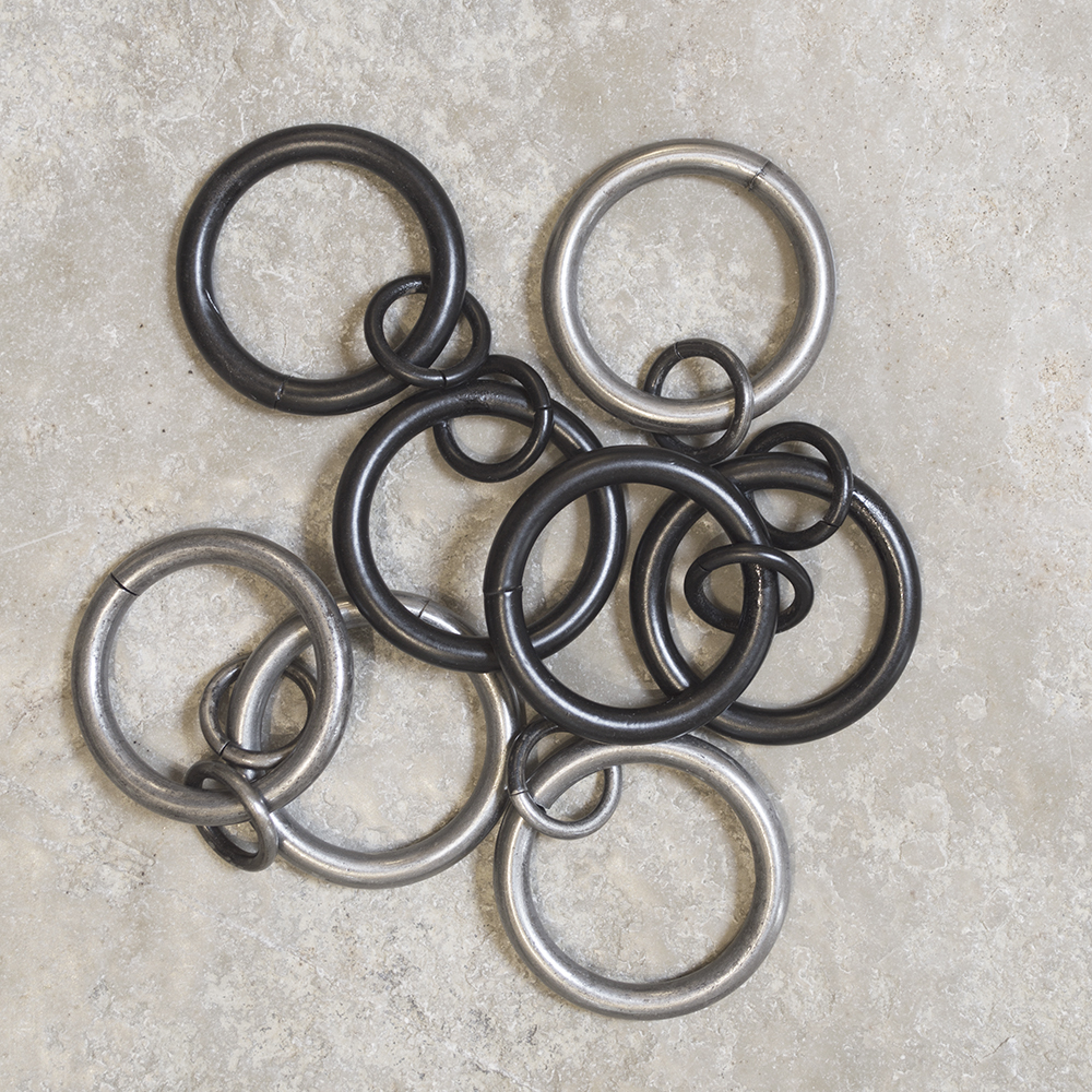Curtain Wrought Iron Pole Rings 22mm Wrought Iron Curtain Rings To Fit 22mm Pole