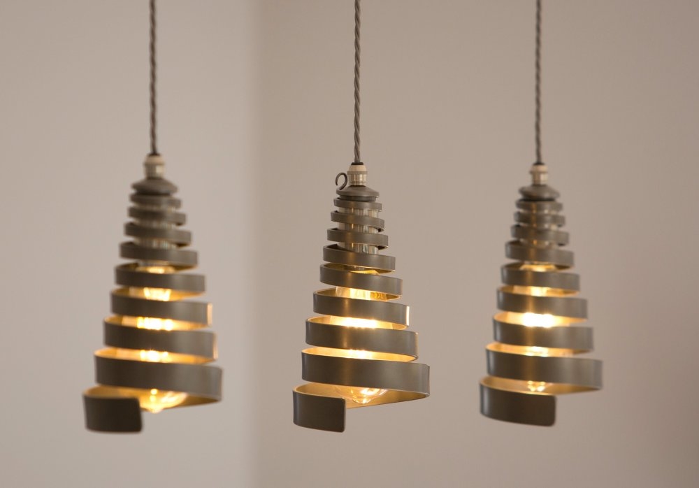 Bretton three light pendant