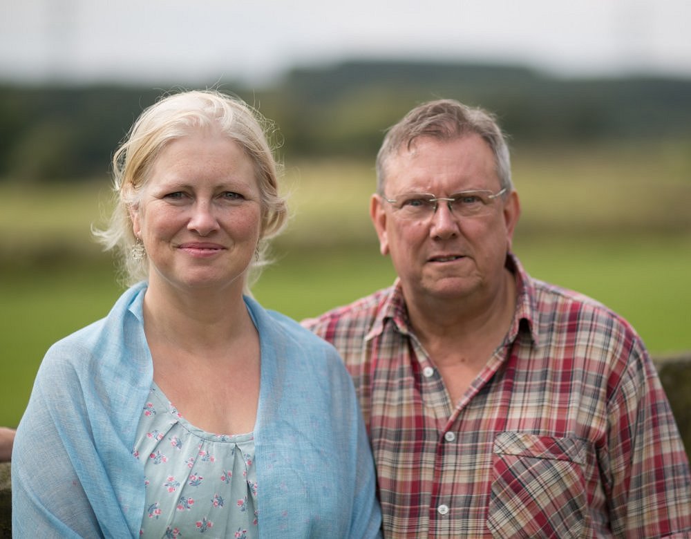 Nigel Tyas and Elizabeth Stocker at Bullhouse Mill